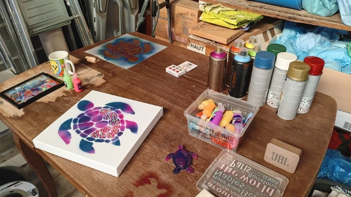 Atelier, création en cours